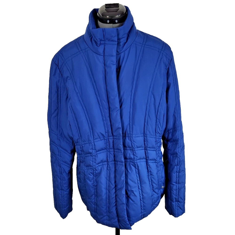 Pendleton Feather Down Puffer Blue Jacket Size L - image 6